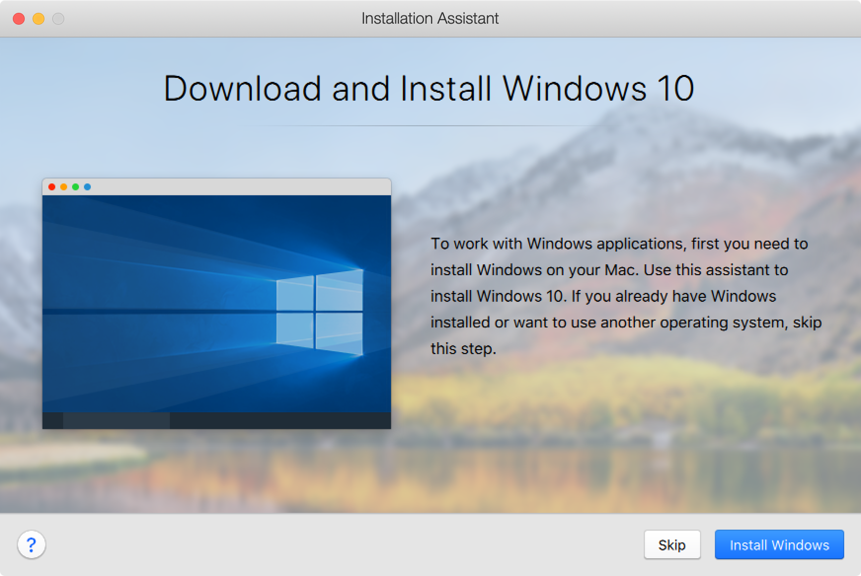 How to install mac os on windows